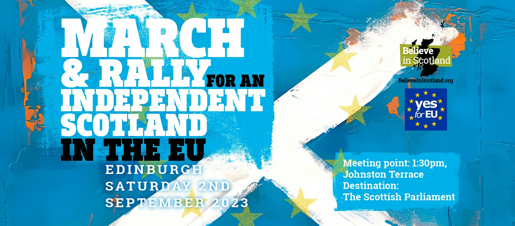 March and Rally for an Independent Scotland promo graphic